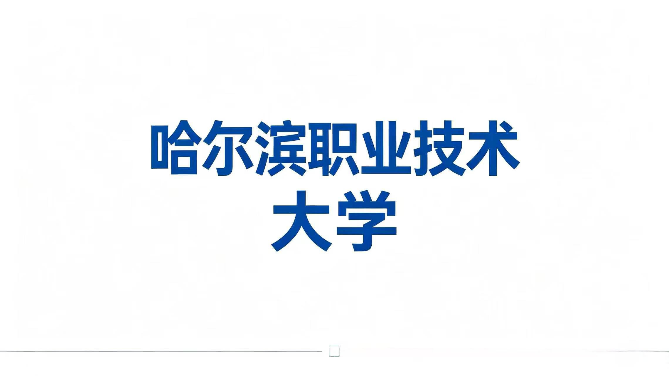 哈尔滨职业技术大学